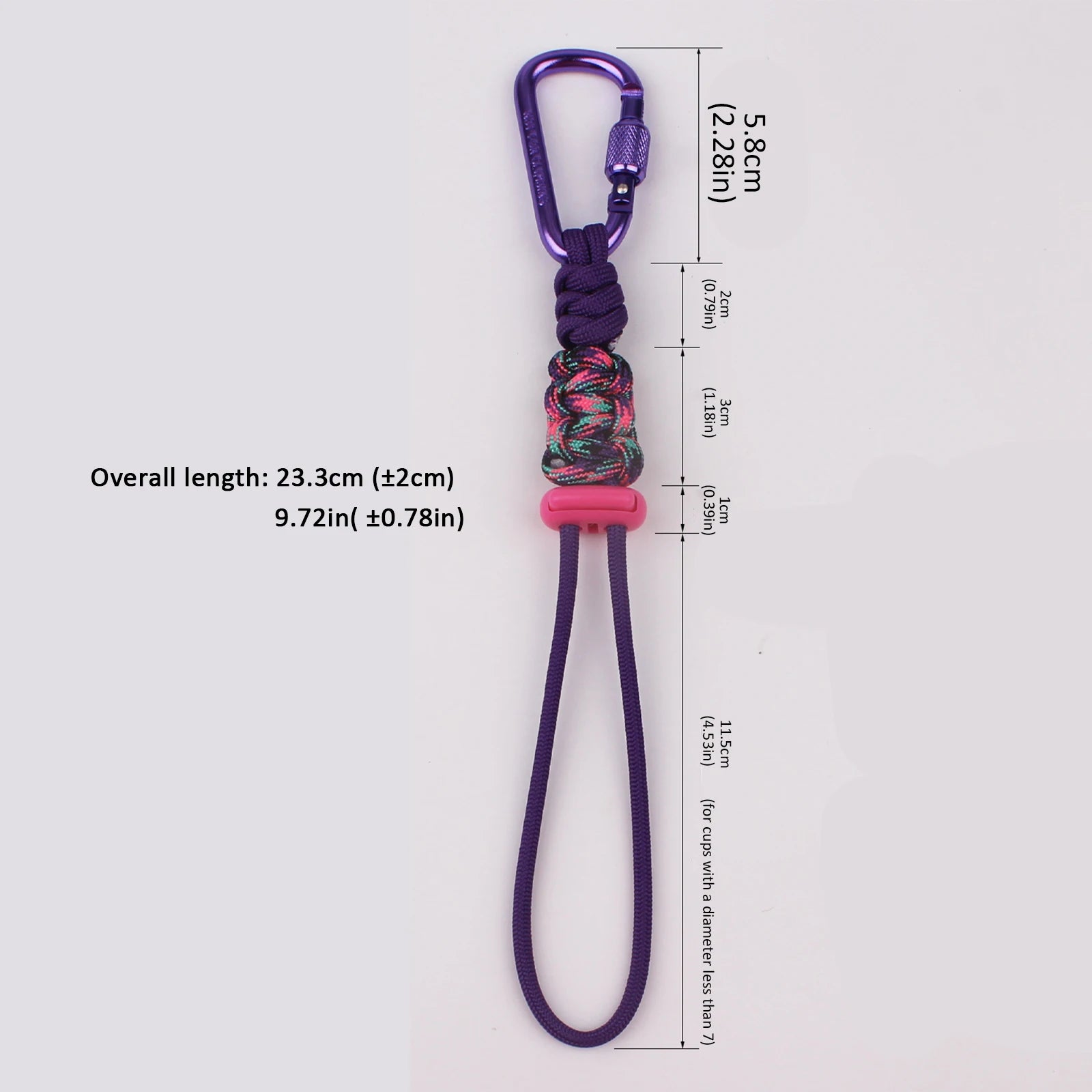 Portable Water Bottle Beverage Lanyard Backpack Key Travel