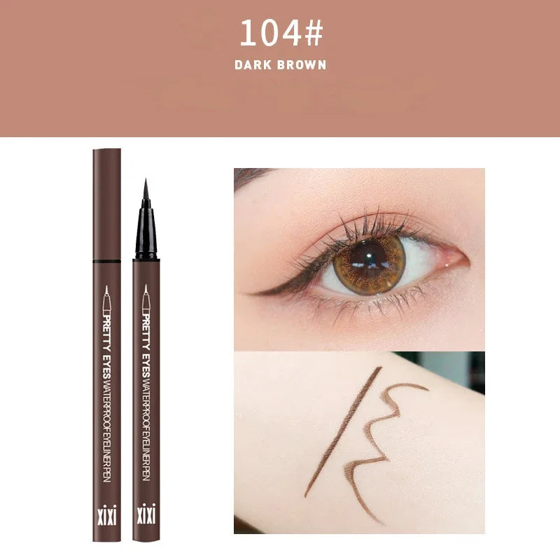 Professional Fast Dry Smooth Waterproof Eyeliner Pencils Eyes Brown Zpaxo 104