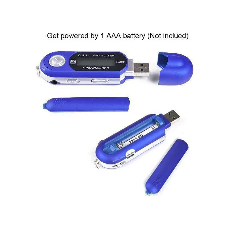 Mini USB MP3 Player Portable 32GB TF Storage FM Radio Music Digital
