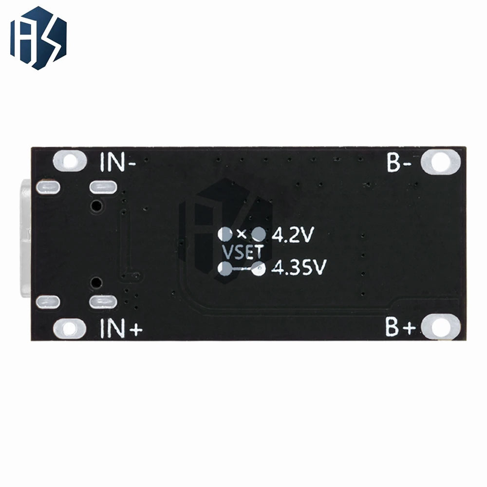 IP2312 CC/CV Mode Fast Charging Board - Type-C USB Input, 3A High-Current for 5V to 4.2V Polymer/Ternary Lithium Batteries Zpaxo