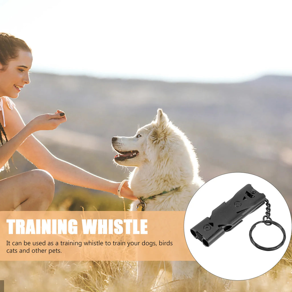 Stainless Steel Bird Whistle Metal Dog Training Whistle Portable Loud Clear Sound Pet Training Accessory Outdoor