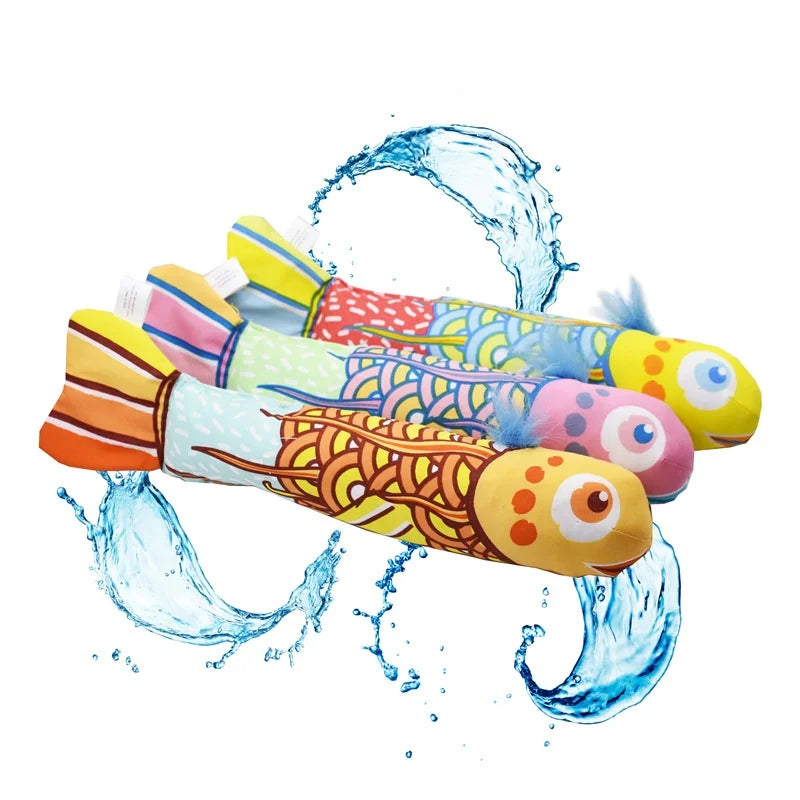 Cat Toy Plush Pillow Crinkle Sound Catnip Fish Interactive Teaser