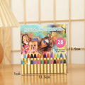28/36 pcs Face & Body Paint Crayons Set,Non-Toxic Safe Makeup Sticks,Face & Body Painting Art Crayons kit For Mardi Gras Makeup Zpaxo 28 pcs A set