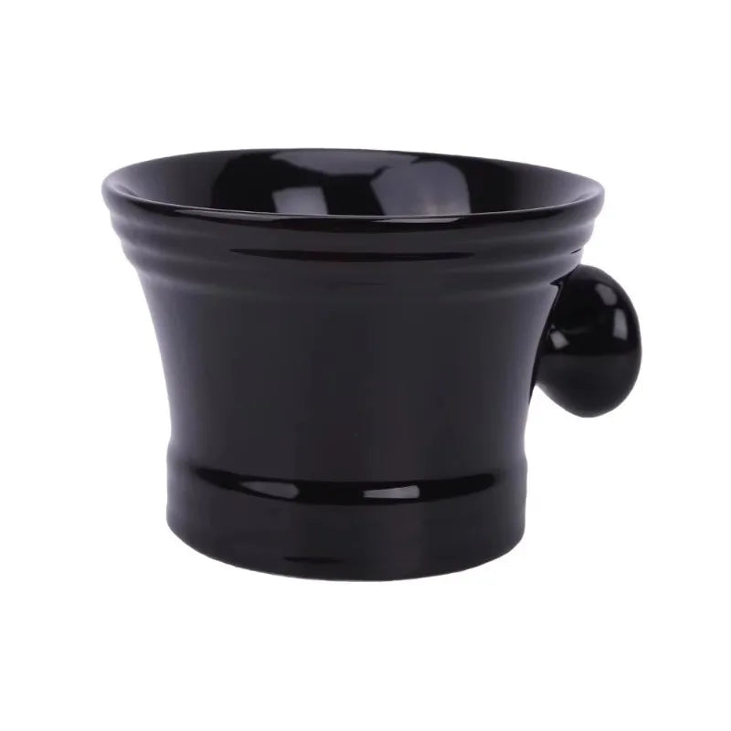 2026 Top Selling！Yaqi Black Color ABS Plastic Shaving Bowl for Men Shaving Brush Zpaxo