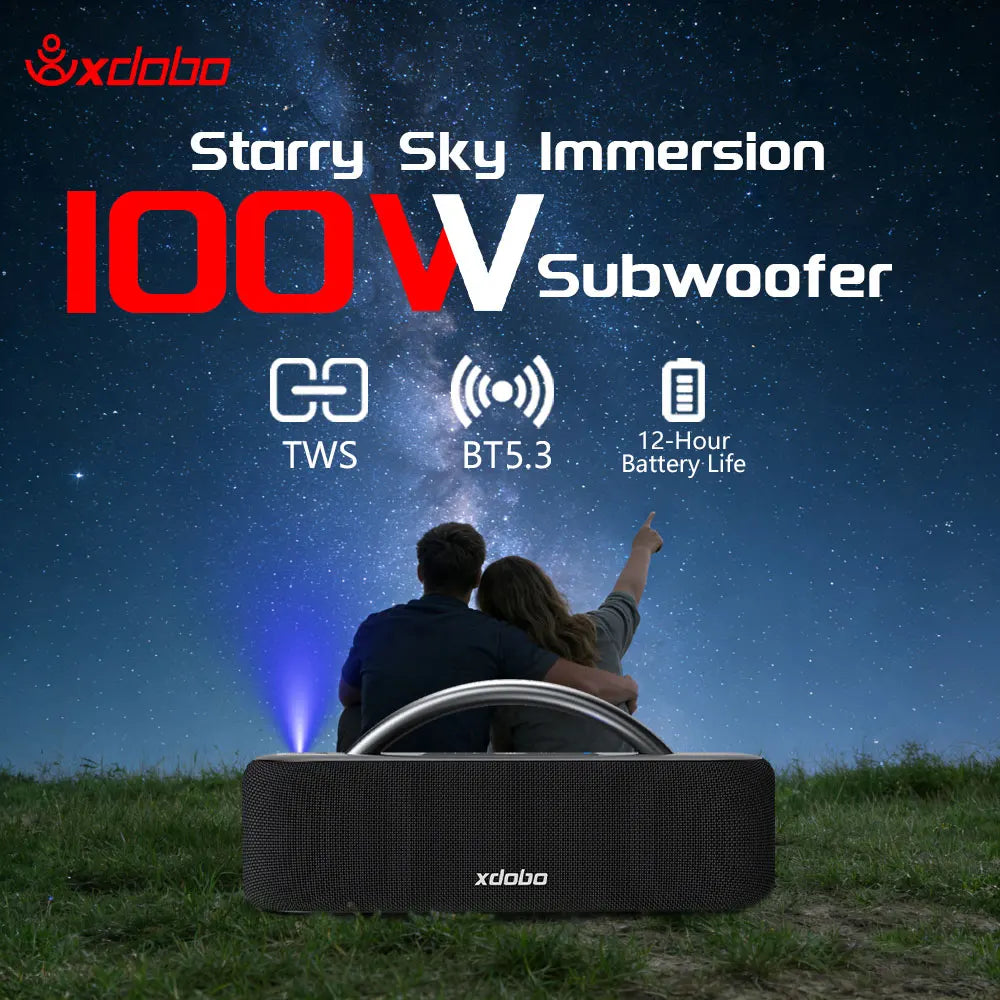 XDOBO Bluetooth Speaker Wireless 100W Deep Bass Subwoofer Portable Zpaxo
