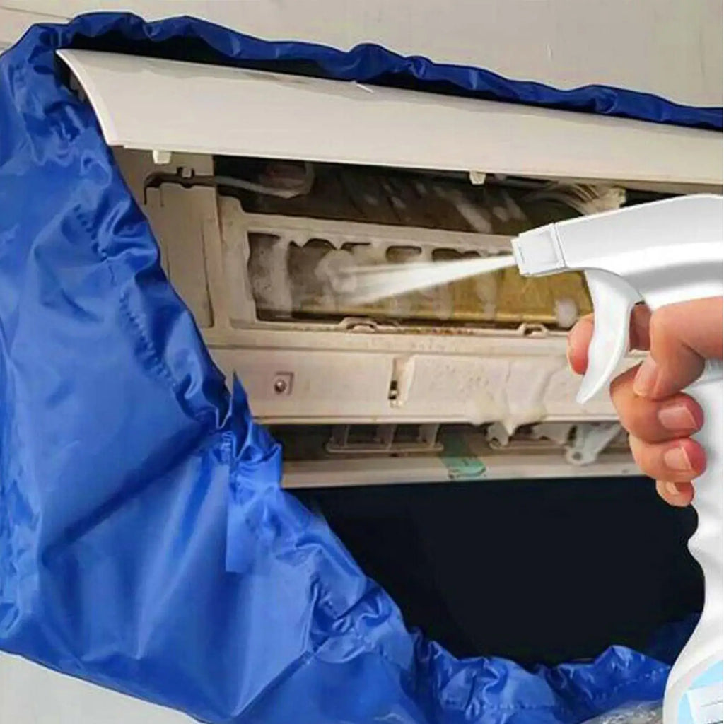 Wall Mounted Air Conditioning Cleaning Bag Water Pipe Waterproof Dust
