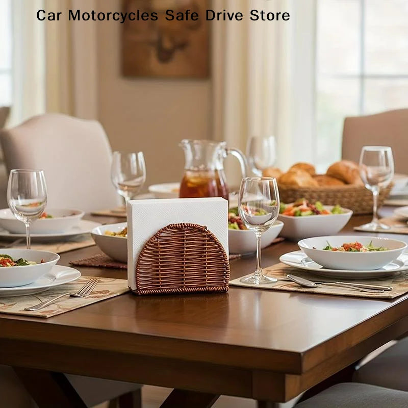 ACreative Simple Elegant Tissue Holder Table Napkin Standing