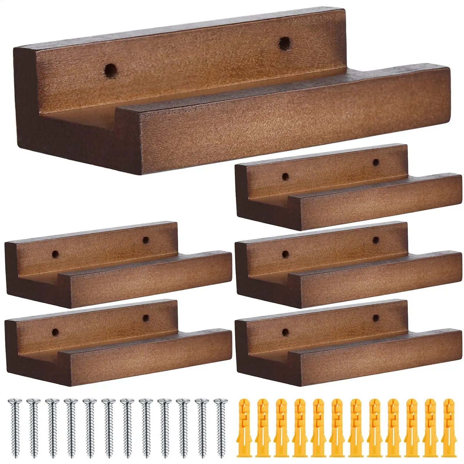 Wall Mount Wood Vinyl Record Shelf Small Holder Display Shelves Album