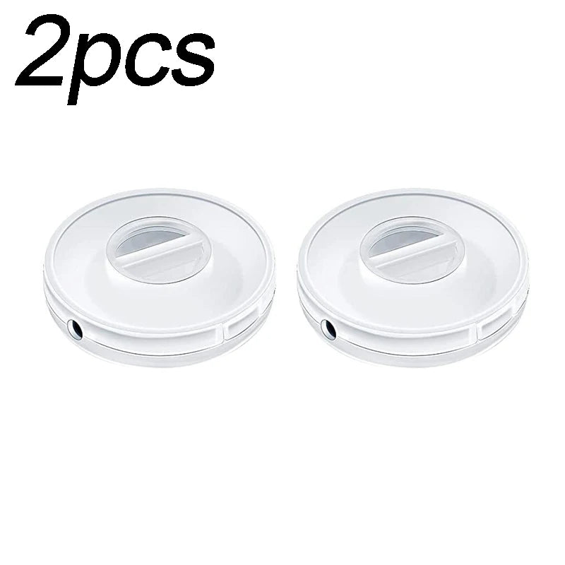 1 2 Transparent Charging Cord Organizer Portable Charger Holder Round Zpaxo 2PCS