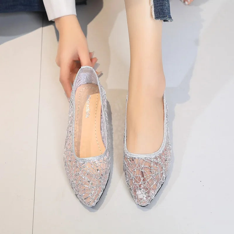 2026 Summer Casual Women's Single Shoes Shallow Breathable Low Heels Zpaxo