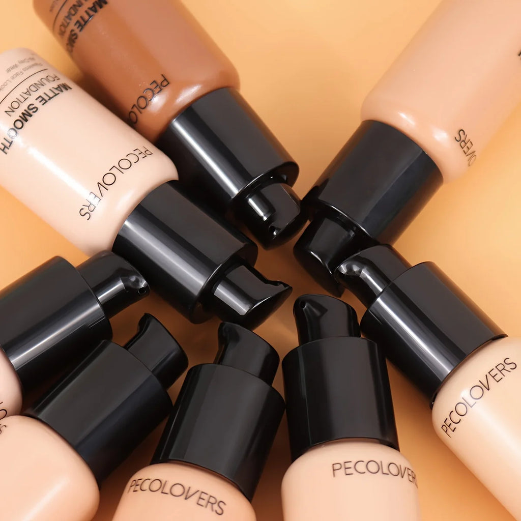 Matte Smooth Foundation Liquid -Multi-Tone Nature Effect, Enhanced Coverage with Use, Universal Skin Compatibility, All-Day Wear Zpaxo