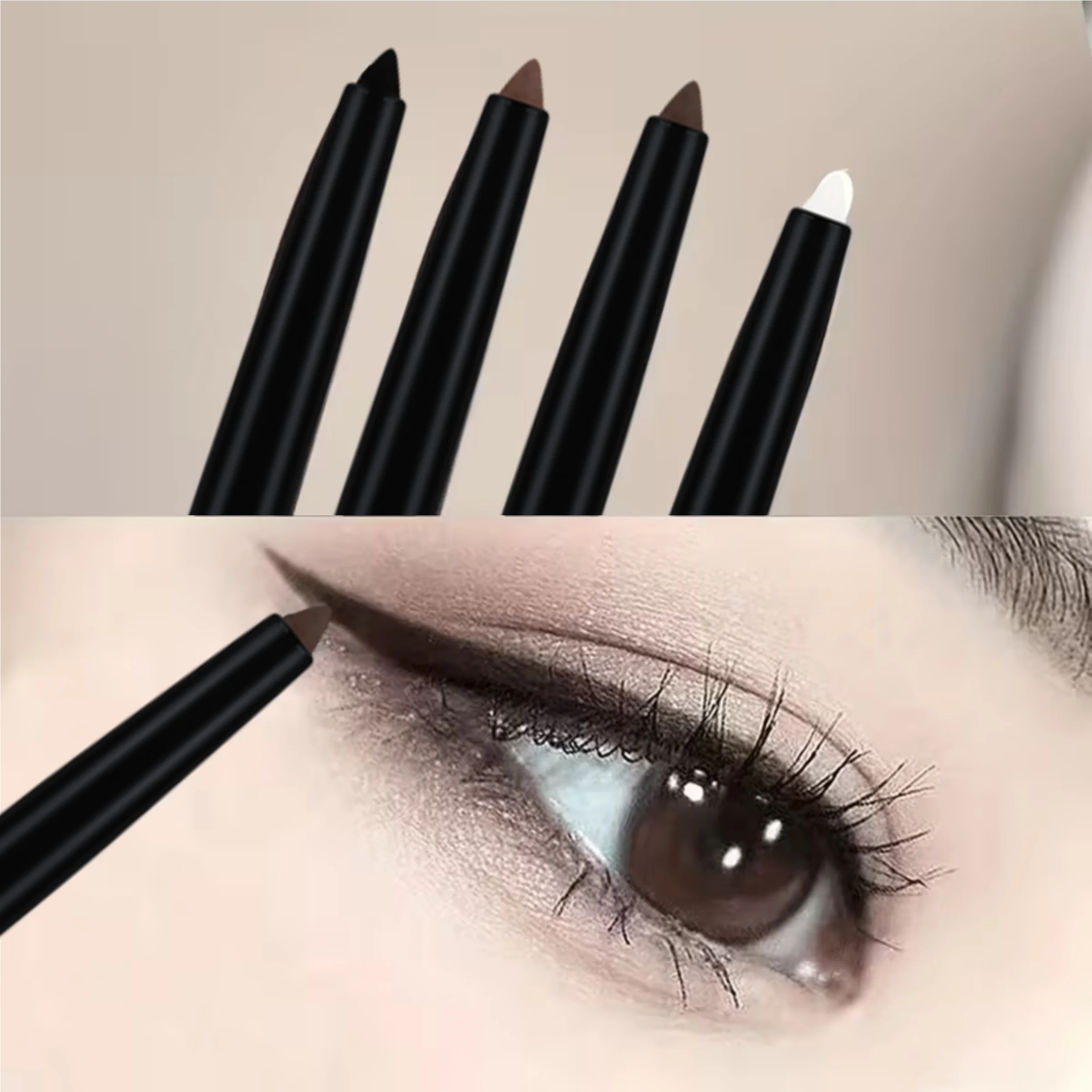 1PC Exquisite Eyeliner Pencil - Glides on Smoothly Without Any Clumping, Features a Super Fine Tip for Drawing Inner Eyeliner Zpaxo