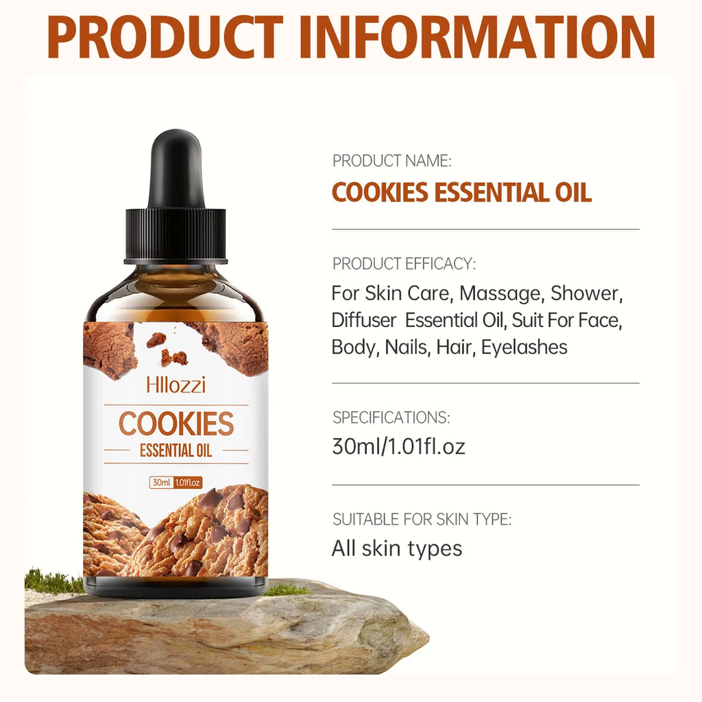 Cookies Essential Oil Hydrating Moisturizing Aromatherapy Candle Soap Zpaxo