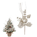 Sparkling Christmas Tree Branch Picks – Holiday Ornaments Christmas Tree Pick Zpaxo C