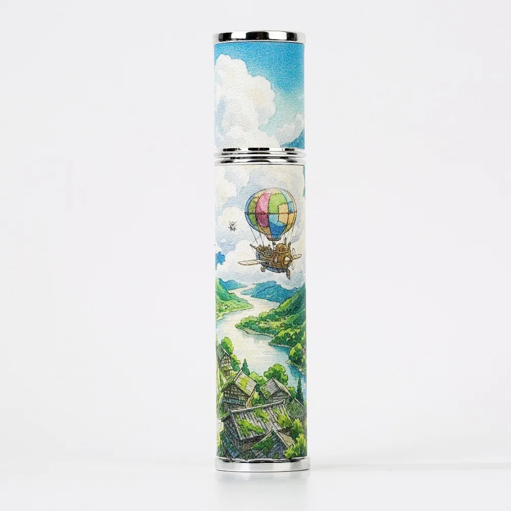 Mini Perfume Atomizer Bottles PU Leather Ultra-light Liquid Container Zpaxo 03