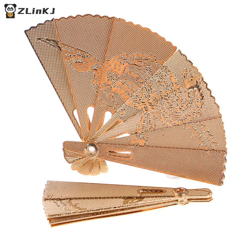 ▶1Pc 1:12 Dollhouse Miniature Metal Carving Fan Model Toy Doll Home Decor Accessories Zpaxo