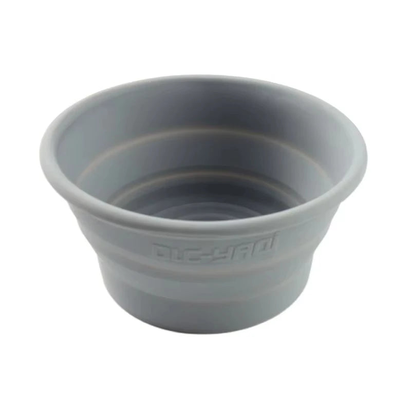 Yaqi Collapsible Silicone Shaving Bowl for Travel | Gray Shaving Bowl Zpaxo