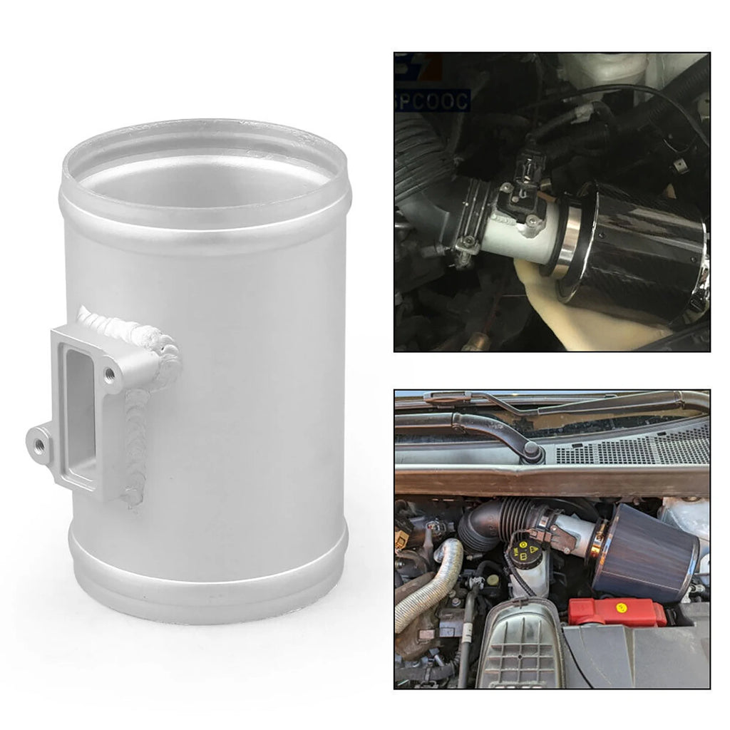 Aluminum Alloy Car Air Flow Sensor Mount Adapter Intake Meter Base