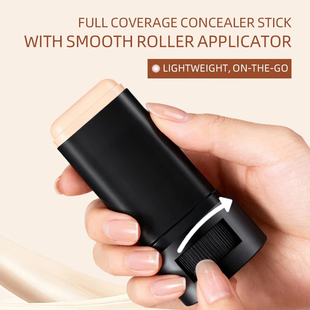 Lazy Foundation Stick, Natural, Hydrated and Refreshing, Light Makeup, Non-drying Concealer Foundation Stick Zpaxo