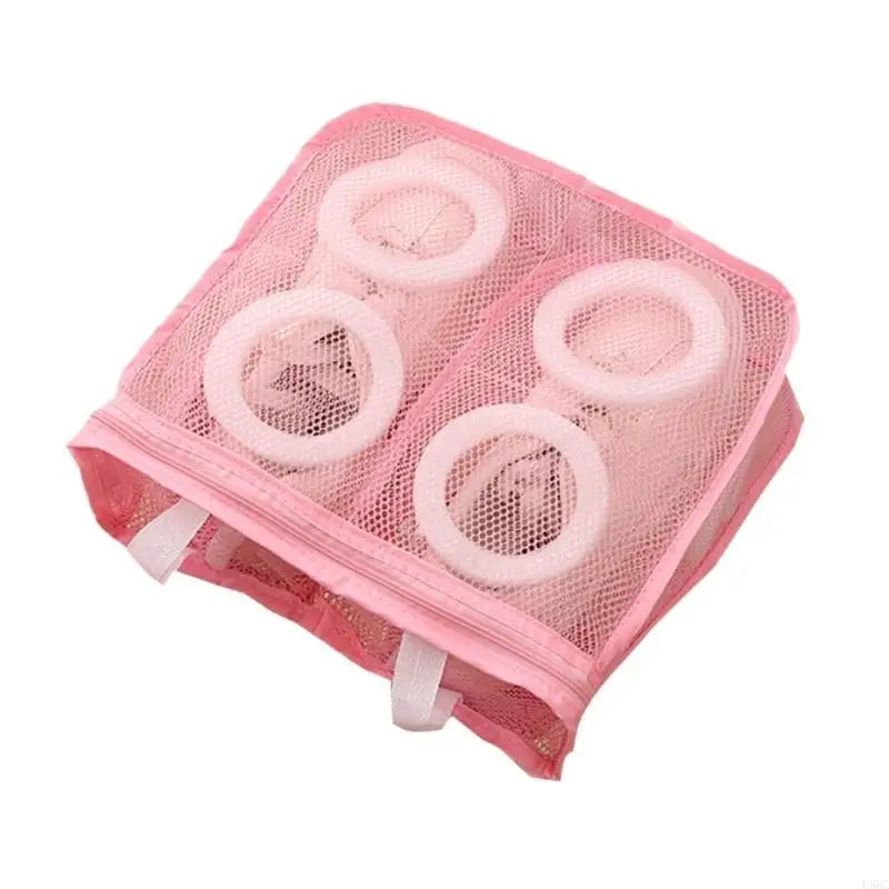 Sturdy Sneaker Laundry Bag Accessory for Men Size Up to 13 Breathable Mesh Materials with Strong Zippers Closure Zpaxo pink for medium CN