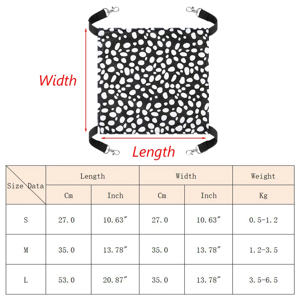 Ultra-soft Winter Warm Pet Bed Hanging Hammock House Cats Small Dogs