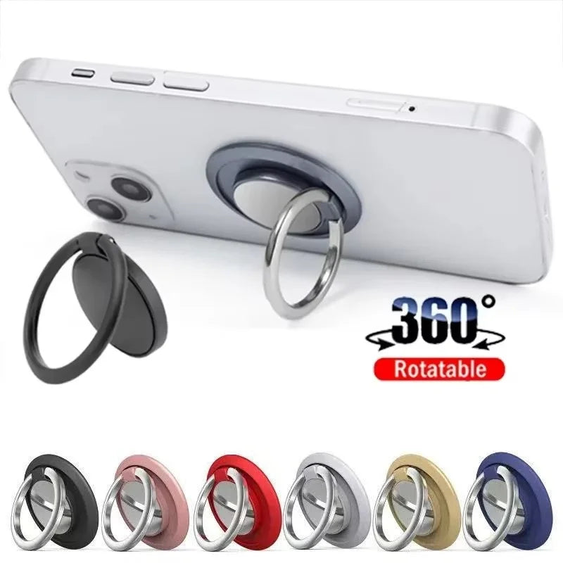 Magnetic Phone Finger Ring Holder Universal Luxury Rotatable Mobile