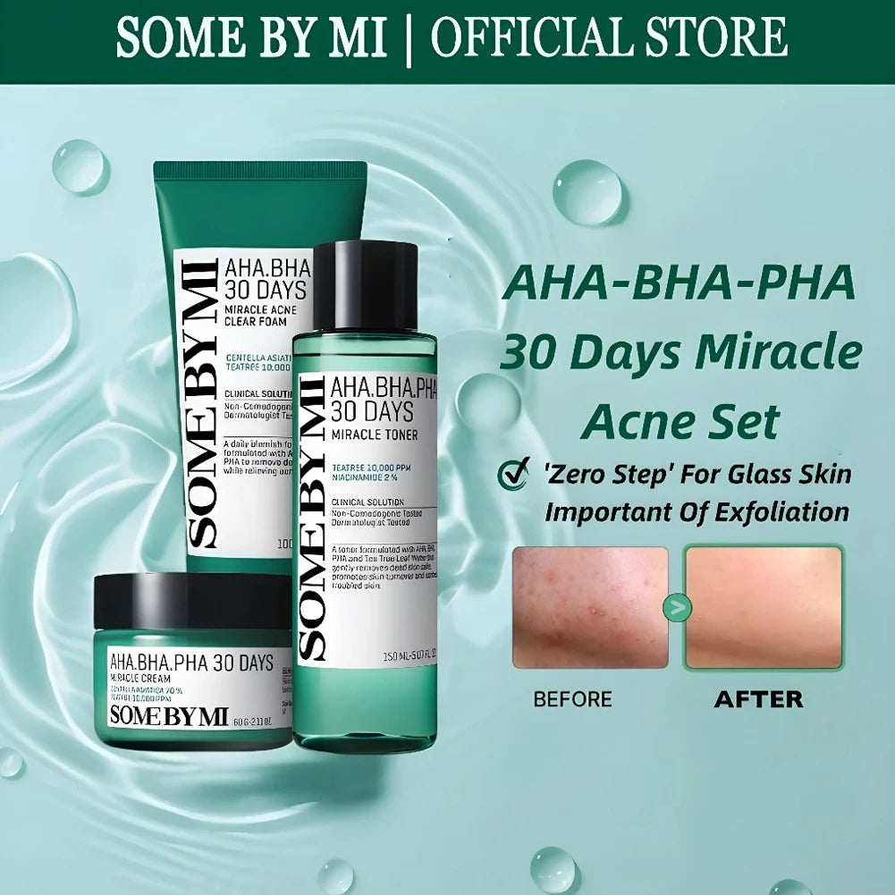 SOME BY MI Korean Skincare Set for Oily Acne-Prone Skin Korean Skincare Set Zpaxo SET A