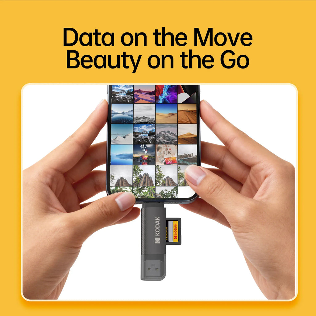 Kodak 1 Card Reader Micro Sd TF Usb Adapter Speed Cardreader Memory Zpaxo
