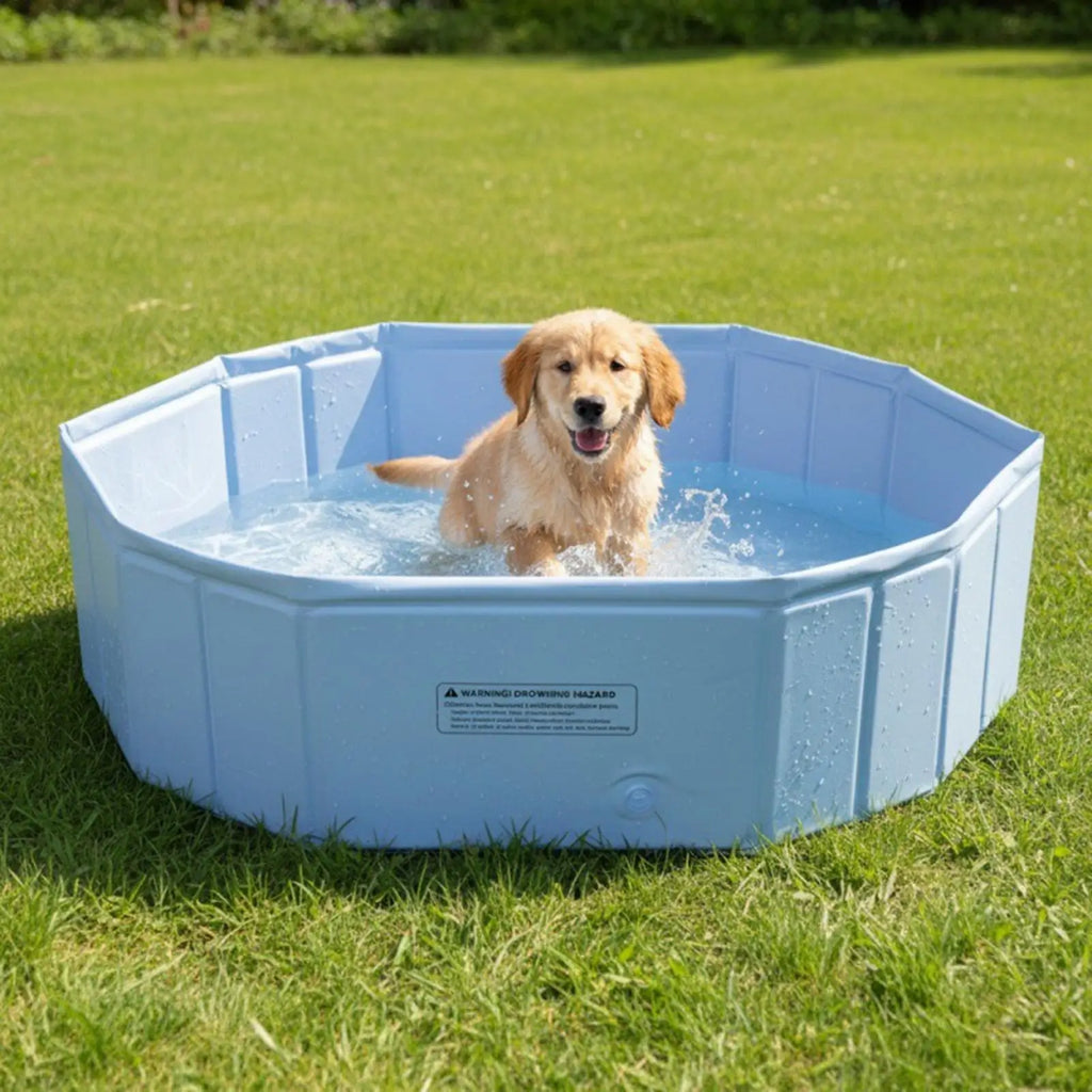 Pet Pool Foldable Kitten Swimming Wading Bathtub Portable Dog Small