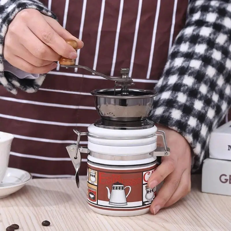 Convenient Coffee Bean Grinder Hand Cranks Travels Brewing