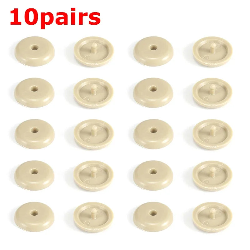 20-Pack Car Seat Belt Stopper Buckles – Anti-Slip Clips