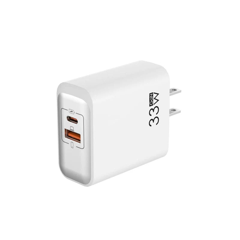 Gan Dual Port Double USB Charger Universal Fast Charging Turbo Charge