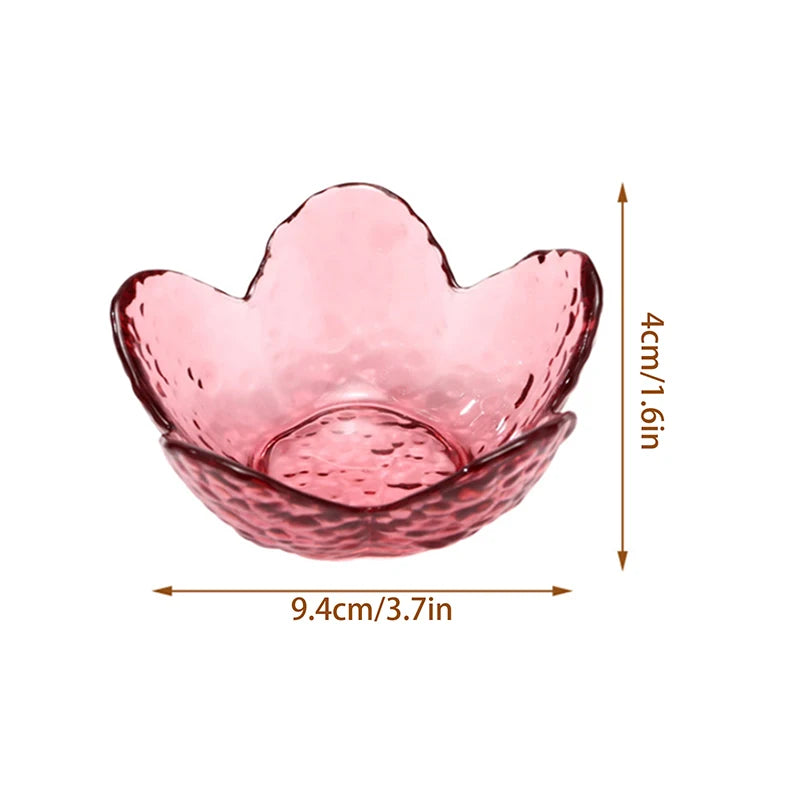 Acrylic Sauce Dish Creative Cherry Blossoms Serving Dishes Small Zpaxo