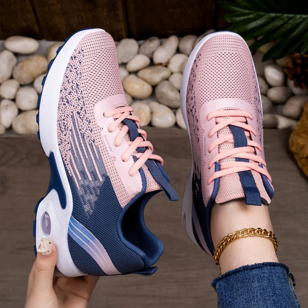 Women's Casual Running Shoes Breathable Knitted Upgraded Version