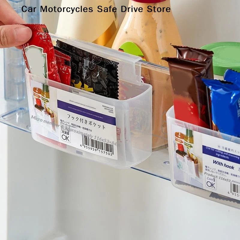 CM1Pcs Sliced Cheese Holder Fridge Refrigerator Side Door Organizer