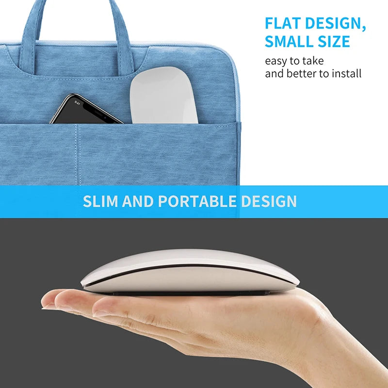 Wireless Bluetooth Mouse Multi-touch Ergonomic Silent Type-c Charging