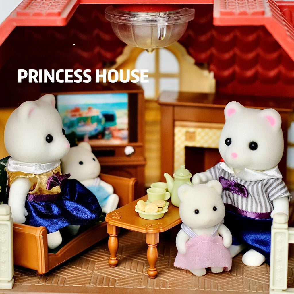 Simulation Forest Rabbit Family Doll Plush Toys Dollhouse Figures DIY