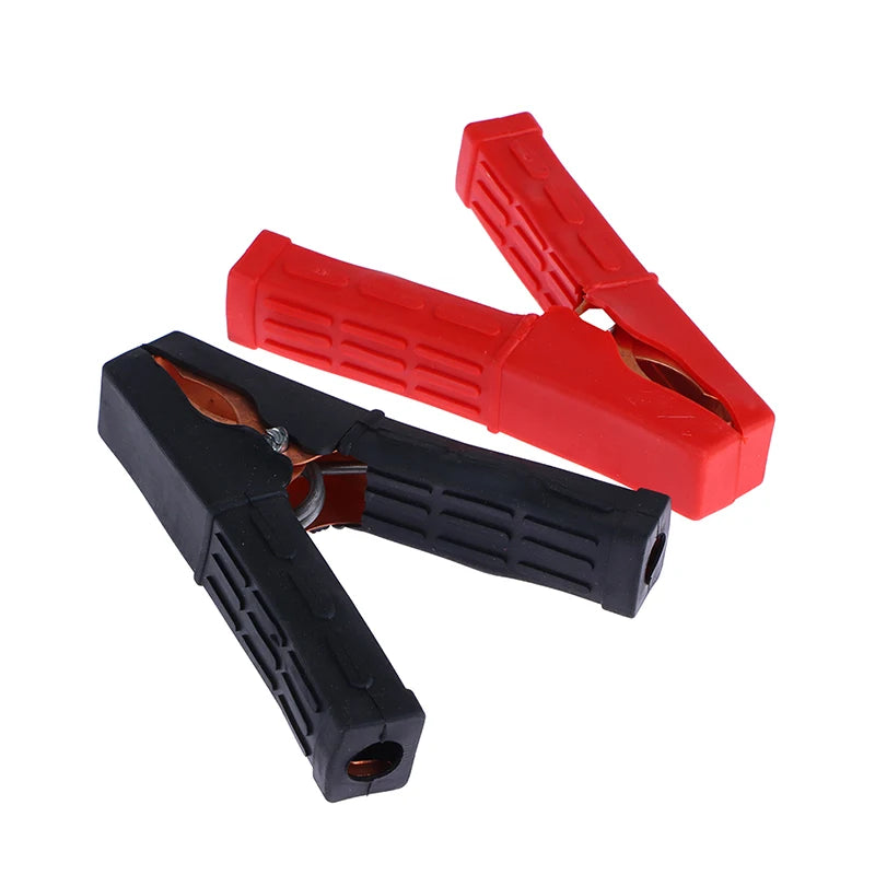 200A Red Black Alligator Crocodile Clip Car Battery Clamps Large