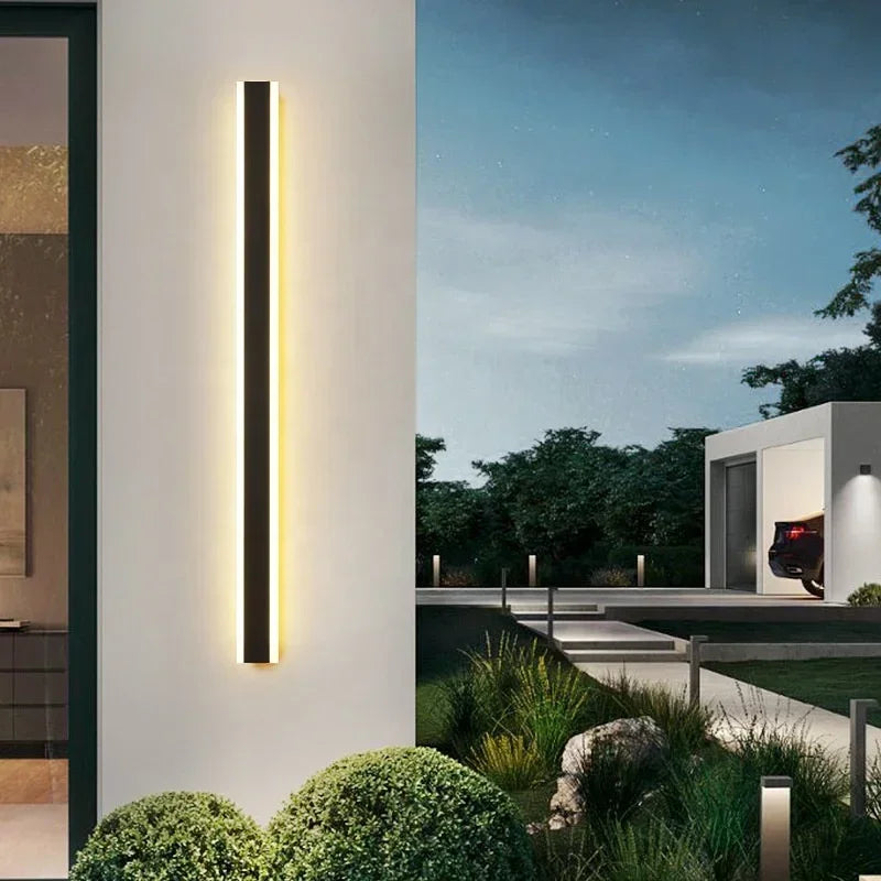 Outdoor Solar Led Wall Lights 20 60 Waterproof IP65 Long Lamp Garden Zpaxo