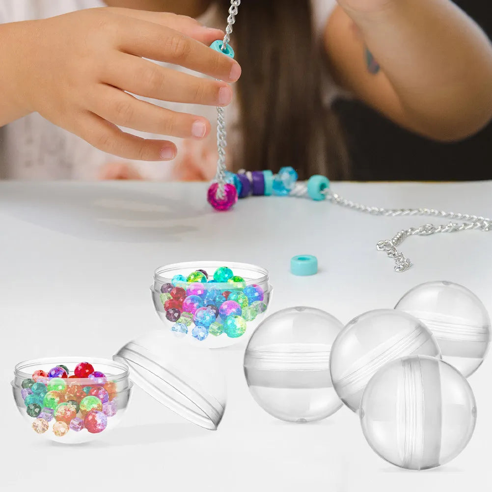 Clear Round Plastic Capsule Balls Vending Machines Party Favors DIY