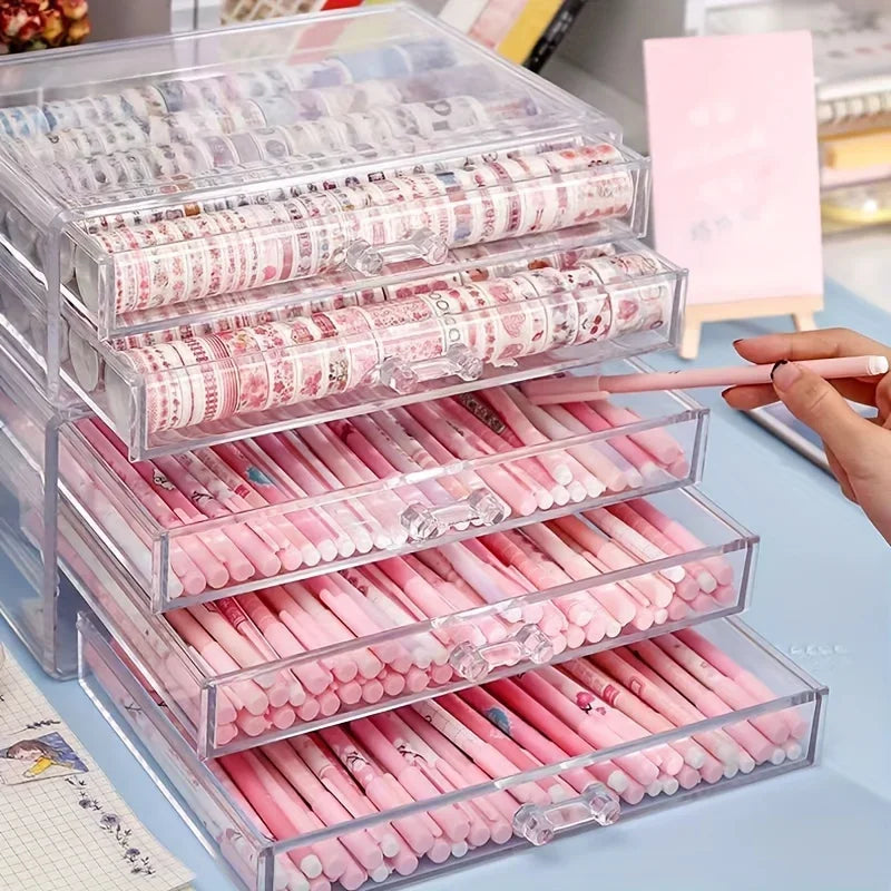 Nail polish storage box, nail polish display box, transparent multi-layer storage rack, cosmetics, lipstick, jewelry storage Zpaxo