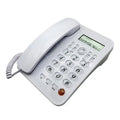 652F Corded Landline Phone Big Button Phones Fixed Telephone Office Zpaxo White CN