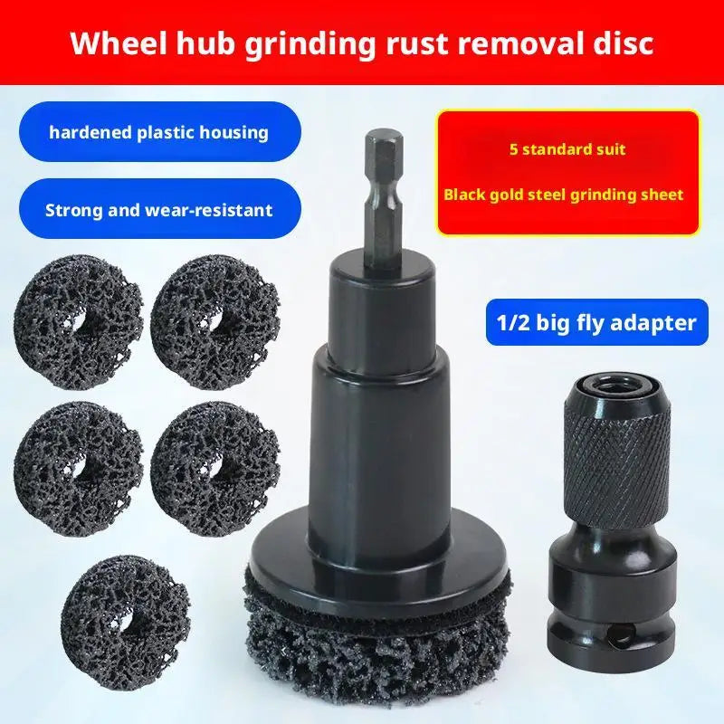 Wheel Hub & Brake Disc Cleaning Kit – Rust Removal Tool Automotive Cleaning Tool Zpaxo