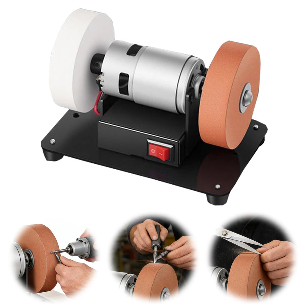Multifunctional Grinding Polishing Machine 2 Wheels Electric Bench