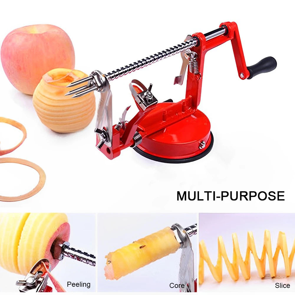 1 Apple Potato Peeler Versatile Fruit Slicing Machine Stainless Steel