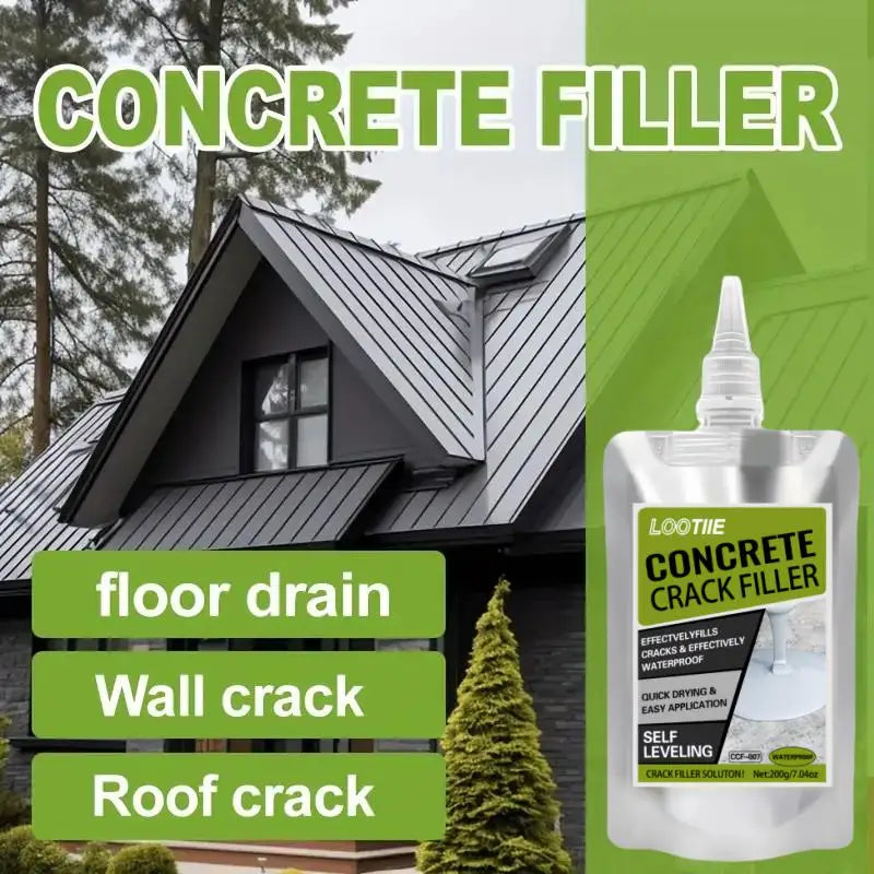 Quick-drying self-leveling concrete repair adhesive | joint sealant for wall/roof/floor Leakproof material outdoor tiles Zpaxo
