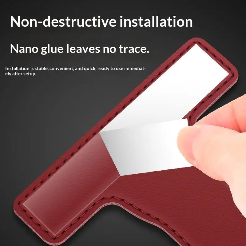 PU Leather Car Seat Hook – Universal Purse & Bag Hanger