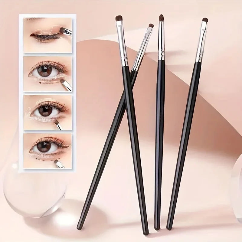 Including 4 Eyeshadow Brushes-ultra-soft Eyeliner Brush Detailed Zpaxo