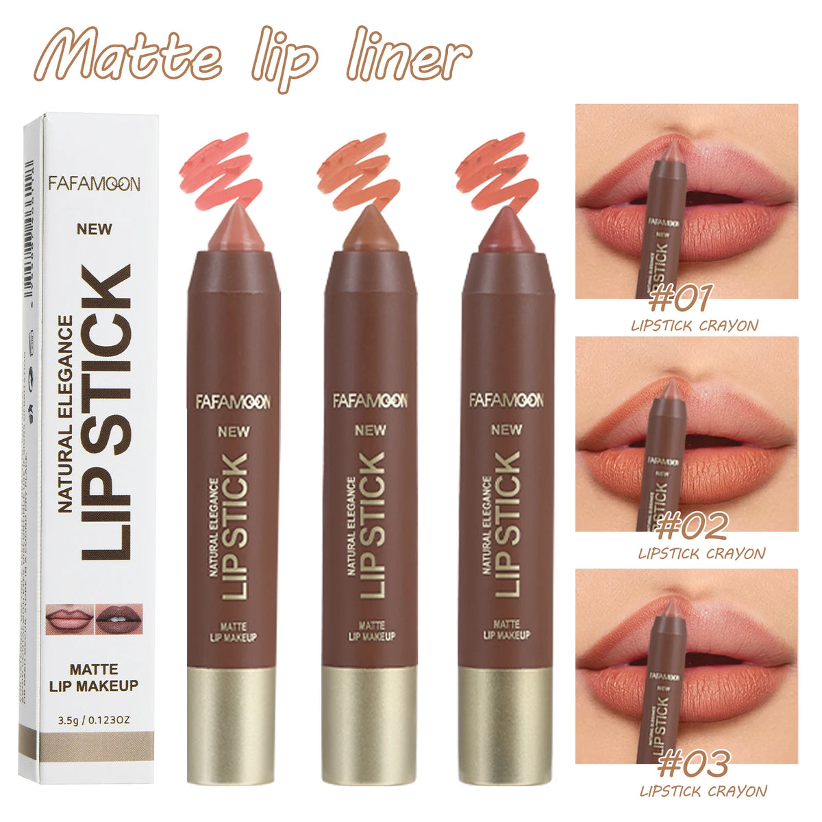 Lipliner Durable Waterproof Easy Slippery Suitable All Skin Types Zpaxo