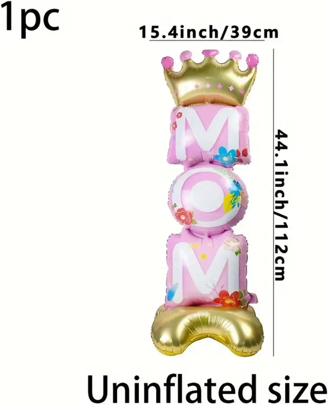 Happy Mother's Day Balloons Eye-catching Standing Decor Home Party